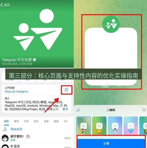tg中文版下载 第三部分：核心页面与支持性内容的优化实操指南