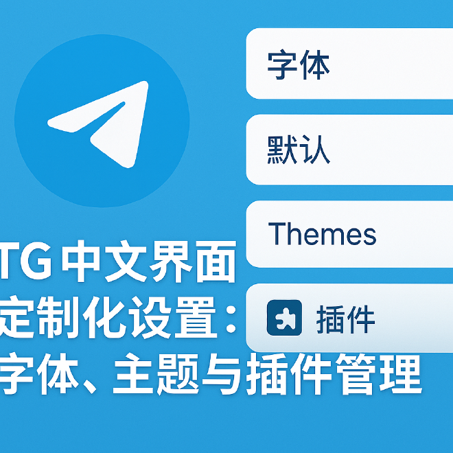 TG中文版自定义设置