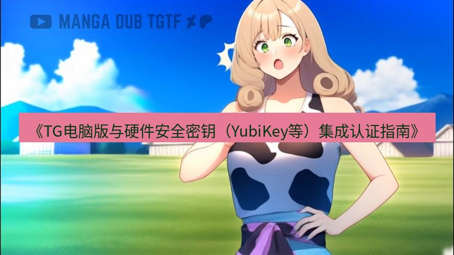 tg中文版下载 《TG电脑版与硬件安全密钥（YubiKey等）集成认证指南》