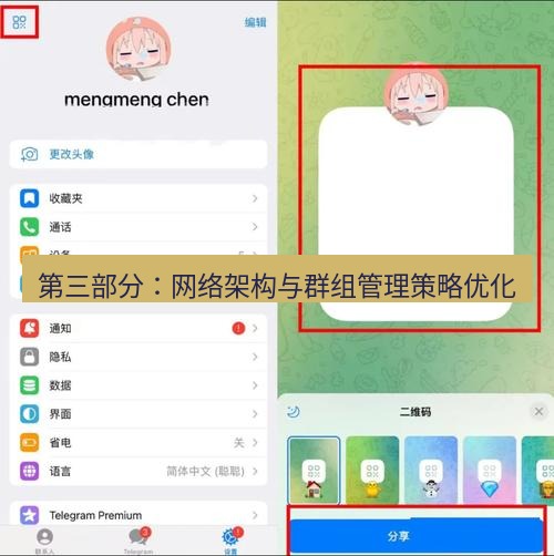 tg中文版下载 第三部分：网络架构与群组管理策略优化