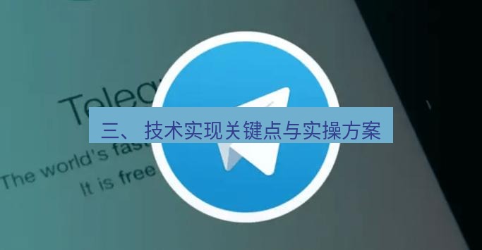 tg中文版下载 三、 技术实现关键点与实操方案