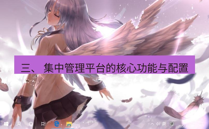 tg电脑版下载 三、 集中管理平台的核心功能与配置