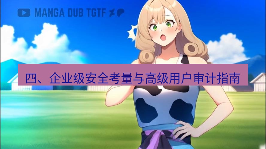 tg中文版下载 四、企业级安全考量与高级用户审计指南
