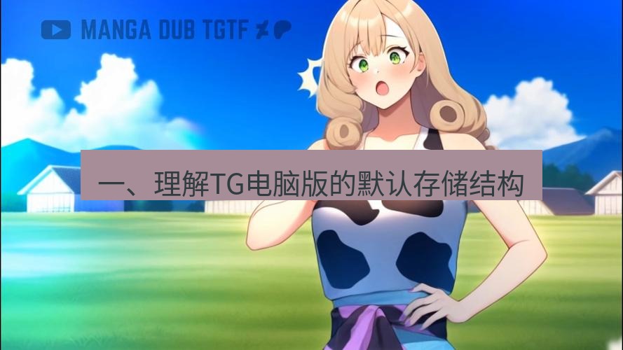tg中文版下载 一、理解TG电脑版的默认存储结构